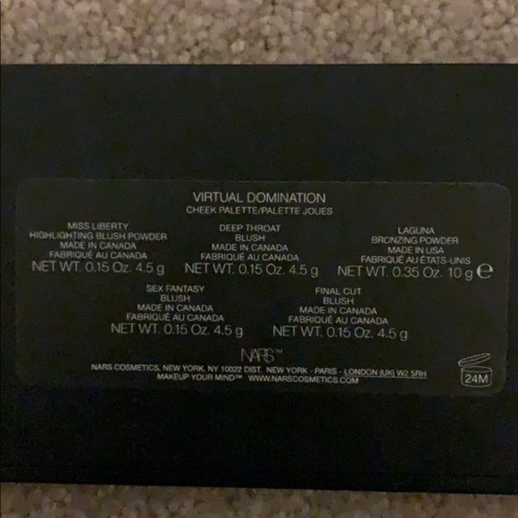 NIB NARS Virtual Domination Cheek Palette - Ltd Ed - Picture 4 of 6